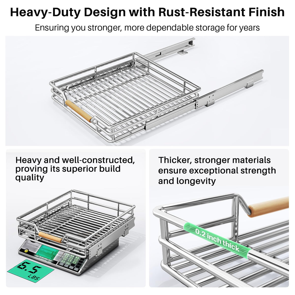 Kitstorack easy installation guides quick setup with base mounting screws.