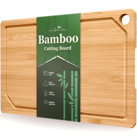 Kitsure bamboo cutting board 15x10 for daily prep and slicing