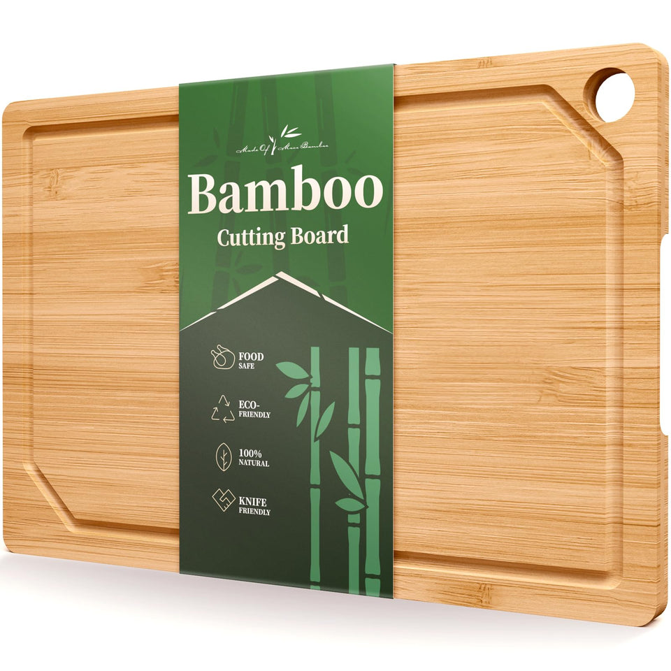 Kitsure bamboo cutting board 15x10 for daily prep and slicing