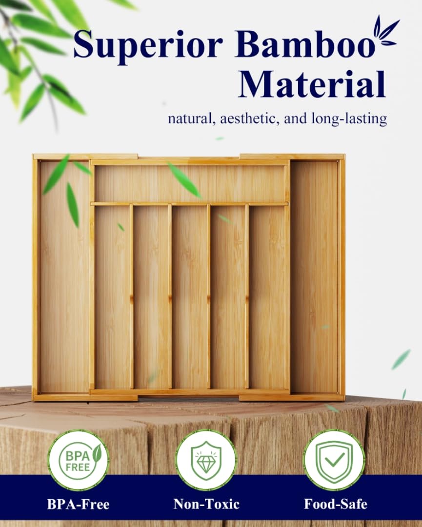 Close-up of Kitsure bamboo material highlighting natural grain and eco-friendly design