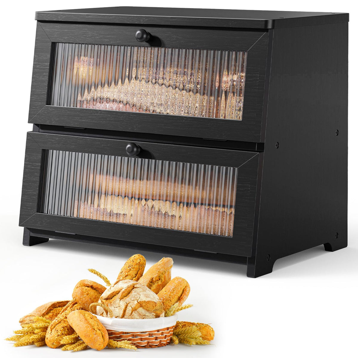 Kitsure bamboo material close-up emphasizes natural grain and moisture resistance for bread