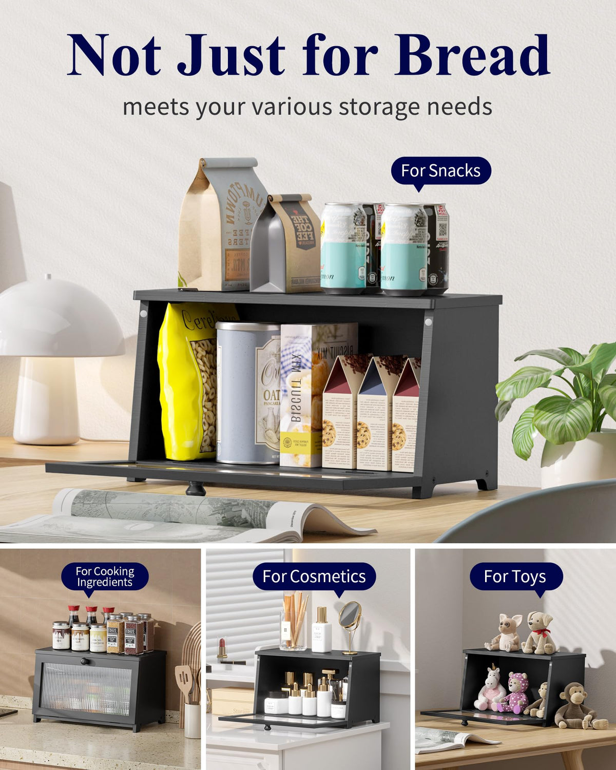 Kitsure Bread Box assembly-friendly with included tools for quick setup