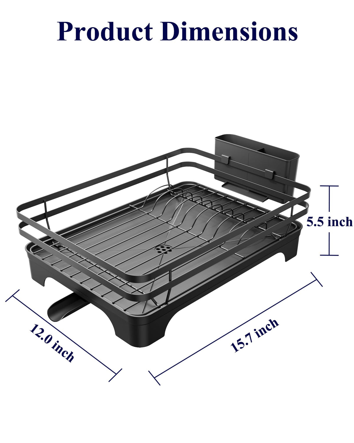 Kitsure rack provides divided zones for plates, bowls, and utensils.
