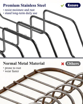 Kitsure rustless material resists corrosion for lasting kitchen use.