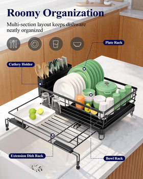 Kitsure adjustable legs demonstrate stable setup for different sink widths