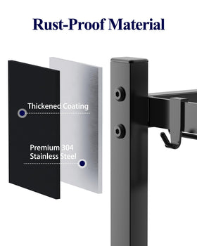 Kitsure utensil holder keeps cutlery within easy reach while drying.