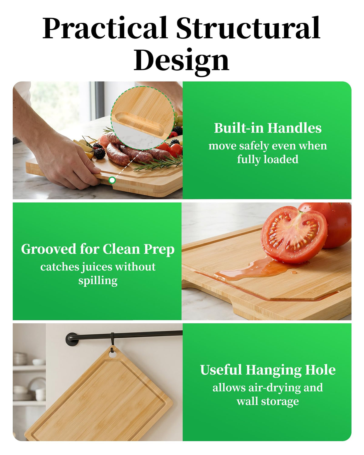 Kitsure serving board for presenting snacks and meals