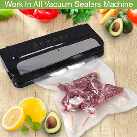 KitVacPak 11x20 bag roll set suitable for large portions and freezer prep.