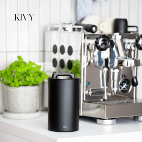 KIVY aroma-ready canister fits neatly in your kitchen