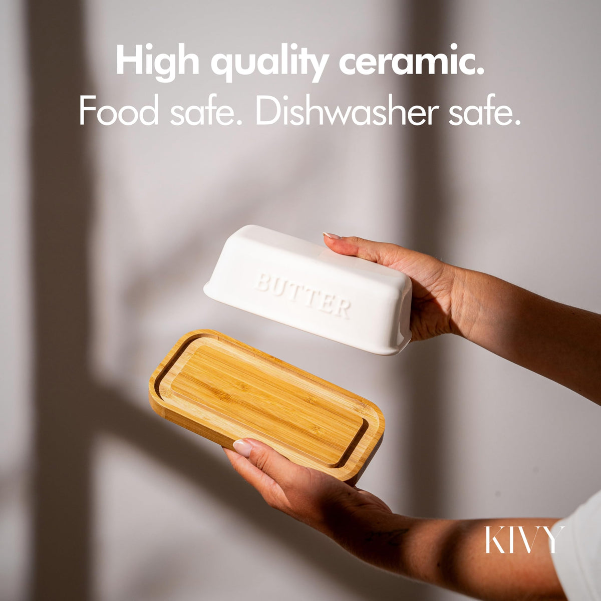 KIVY dishwasher-safe lid feature makes cleanup quick and simple.