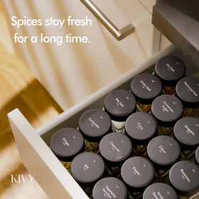 KIVY space-saving storage for cabinets, drawers, and shelves