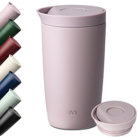 KIVY Travel Mug Tumbler with 24h cold insulation for on-the-go beverages.