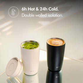 KIVY Travel Mug is dishwasher safe for quick cleanup.