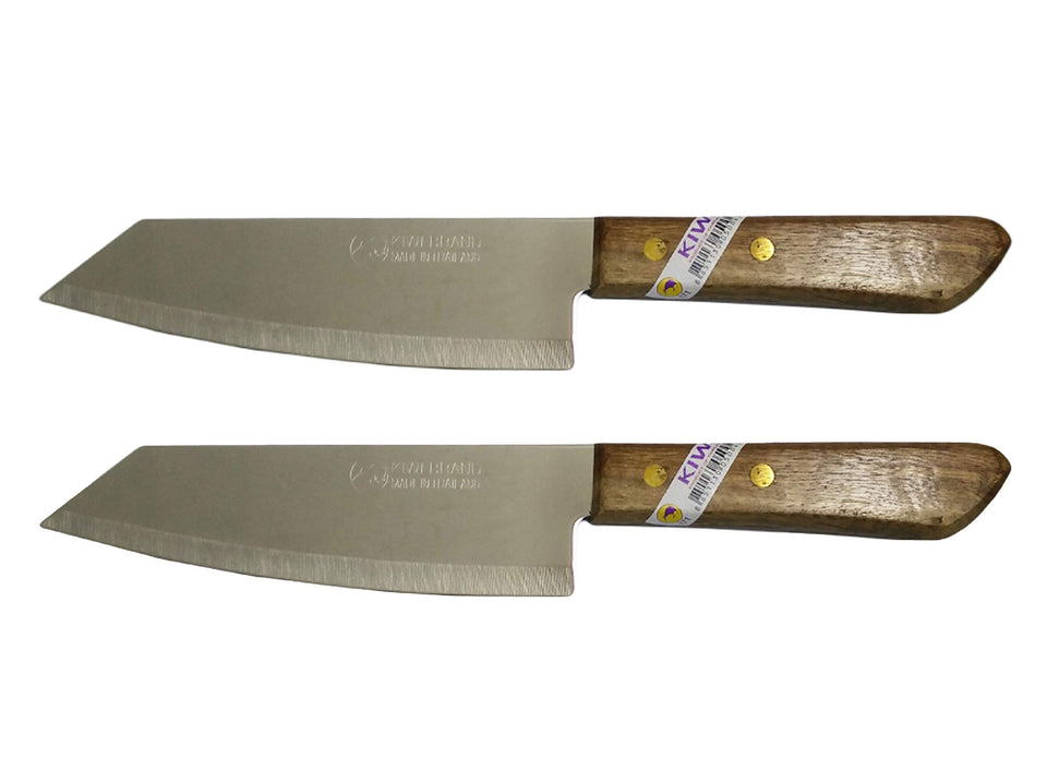Kiwi Deba-style flexible knives image, two stainless blades for precise filleting
