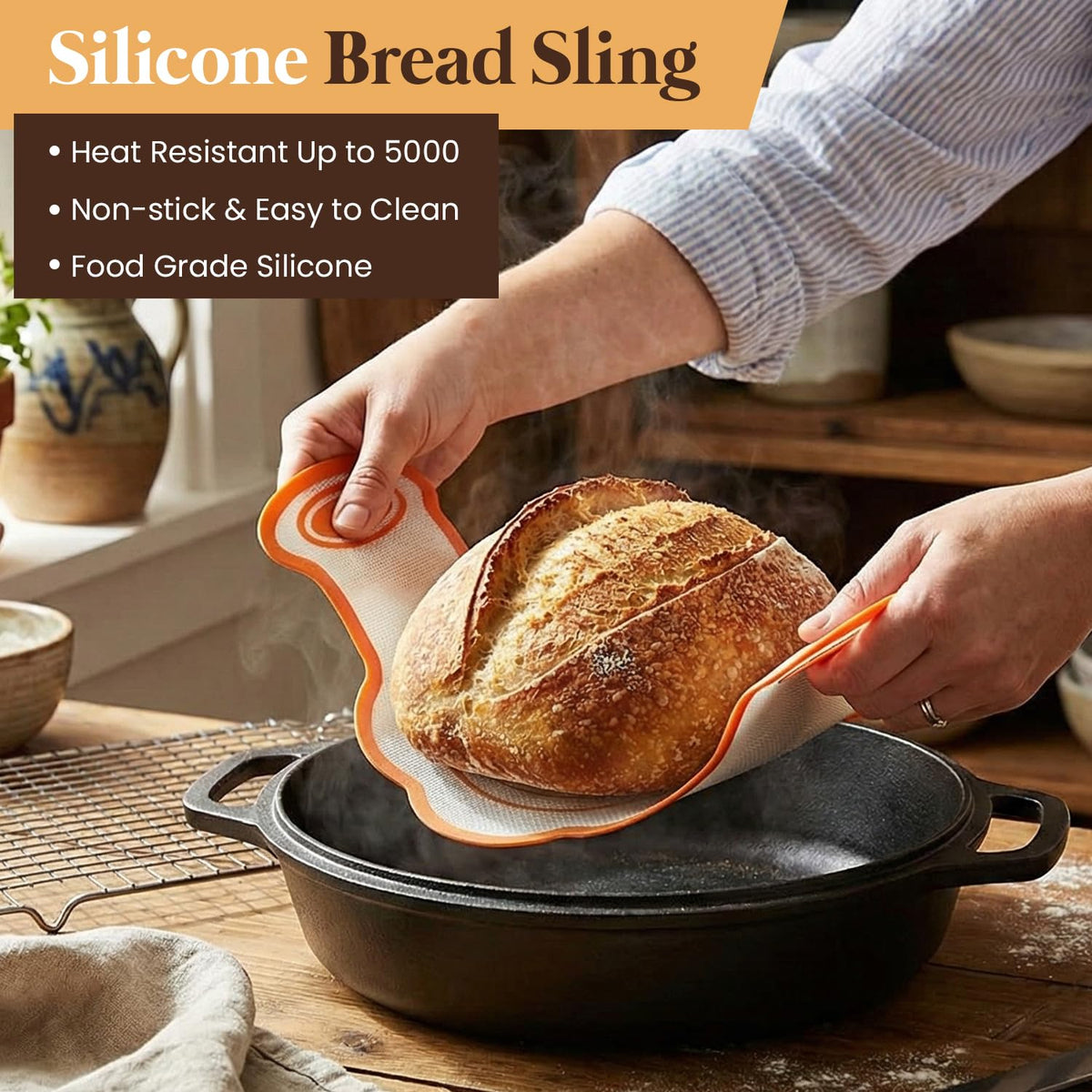 Kixbiz bread lame with blades for precise scoring designs.