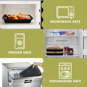 Kkyvvy BPA free PP food containers safe for fridge storage
