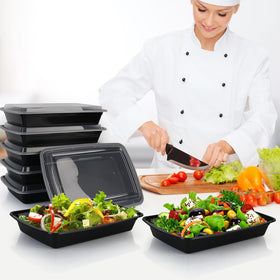 Kkyvvy dishwasher safe prep containers for easy cleaning