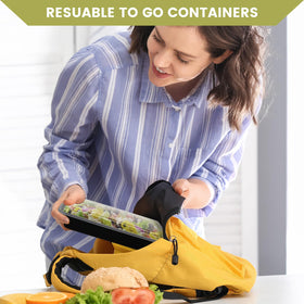 Kkyvvy freezer safe meal containers for make ahead meals