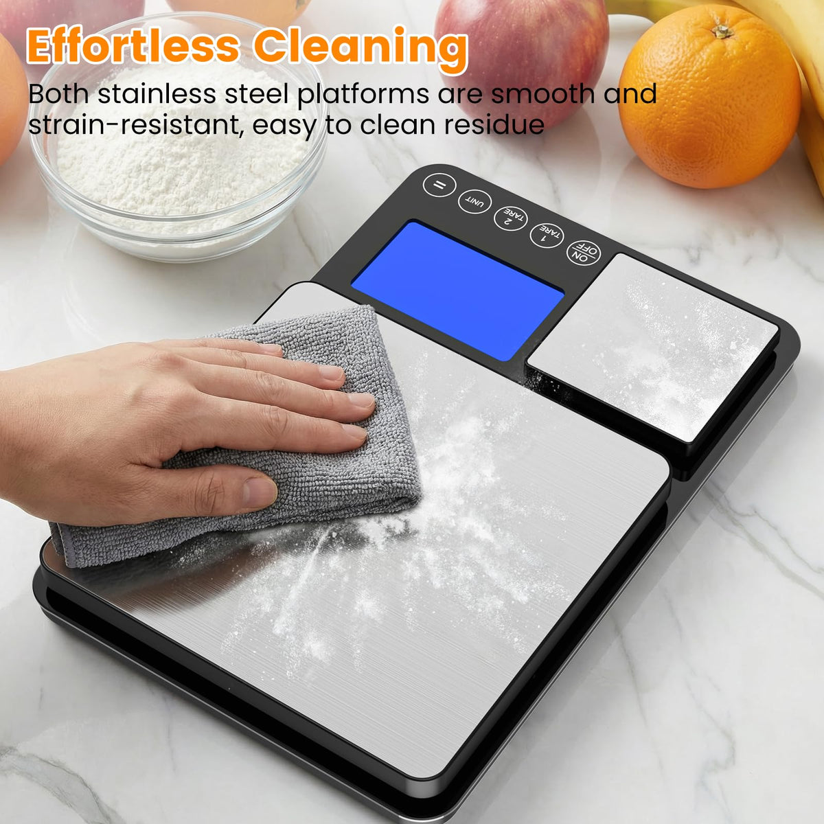 KKZ large LCD display for easy reading in any light.