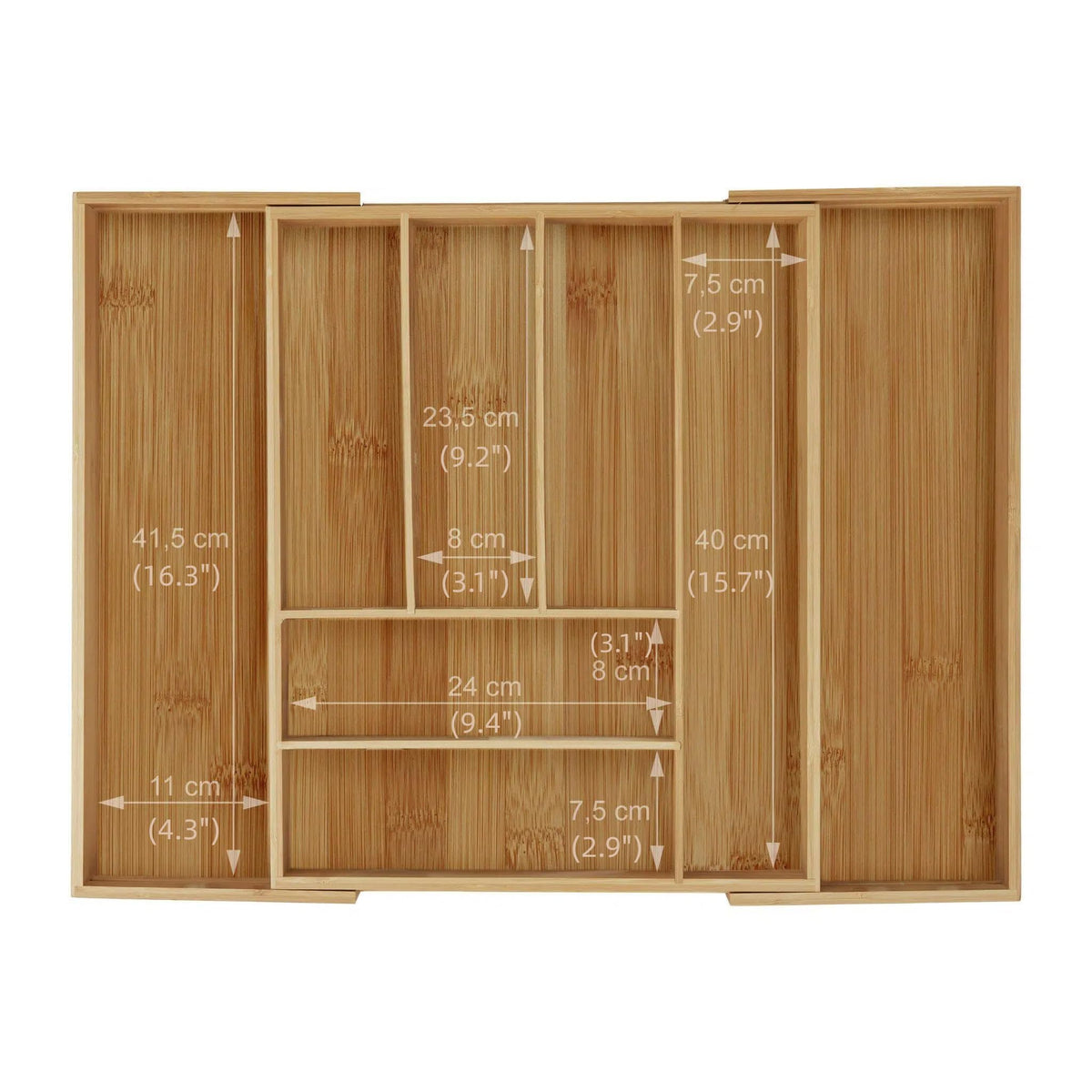 Klabelle mortise-tenon structure adds sturdy stability to the organizer