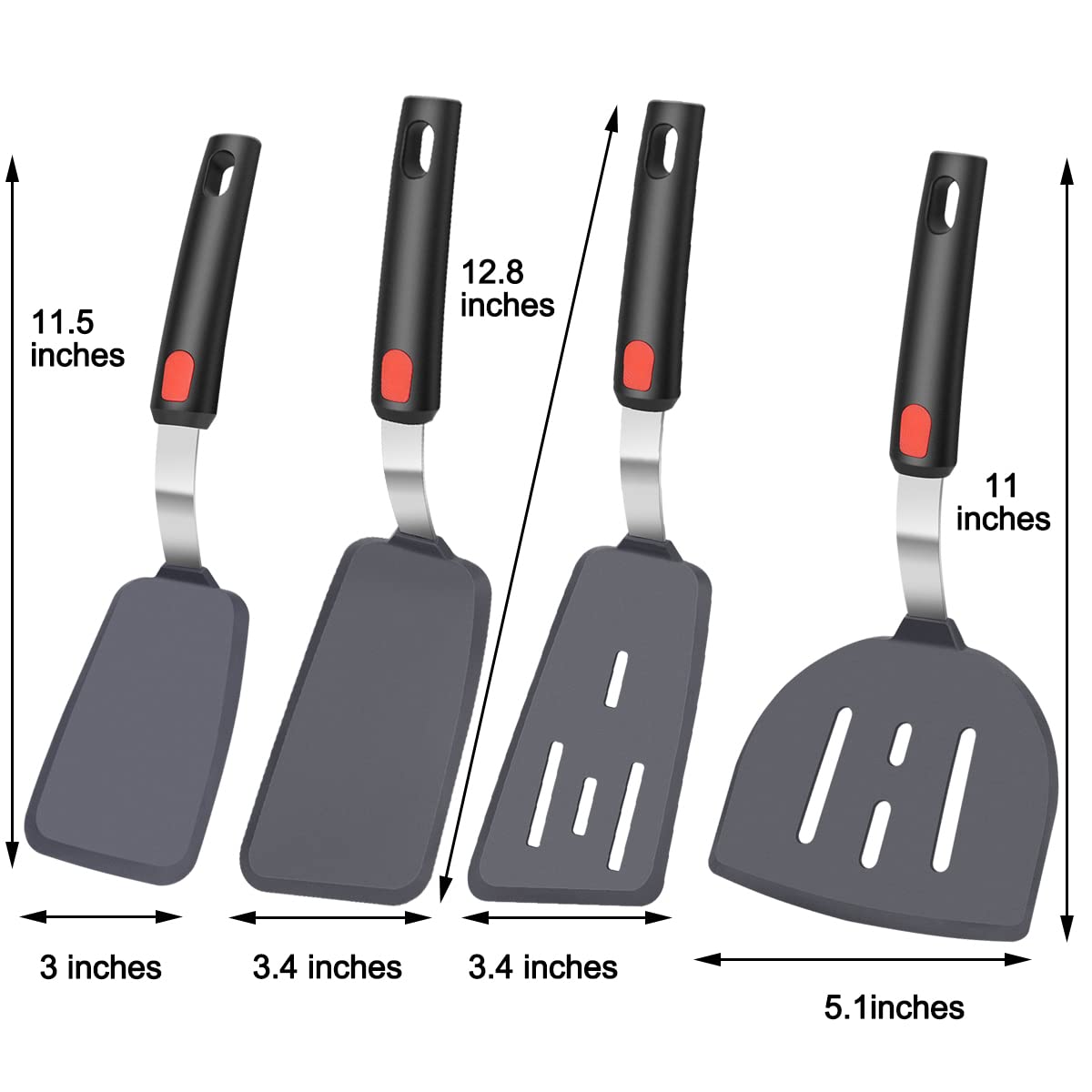 KLAQQED dishwasher-safe spatulas simplify cleanup after cooking