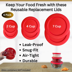 Klare Ware microwave-safe lid ready for reheating without odors.