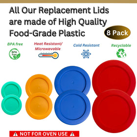 Klare Ware 7 cup red lid seals large bowls for easy storage and transport