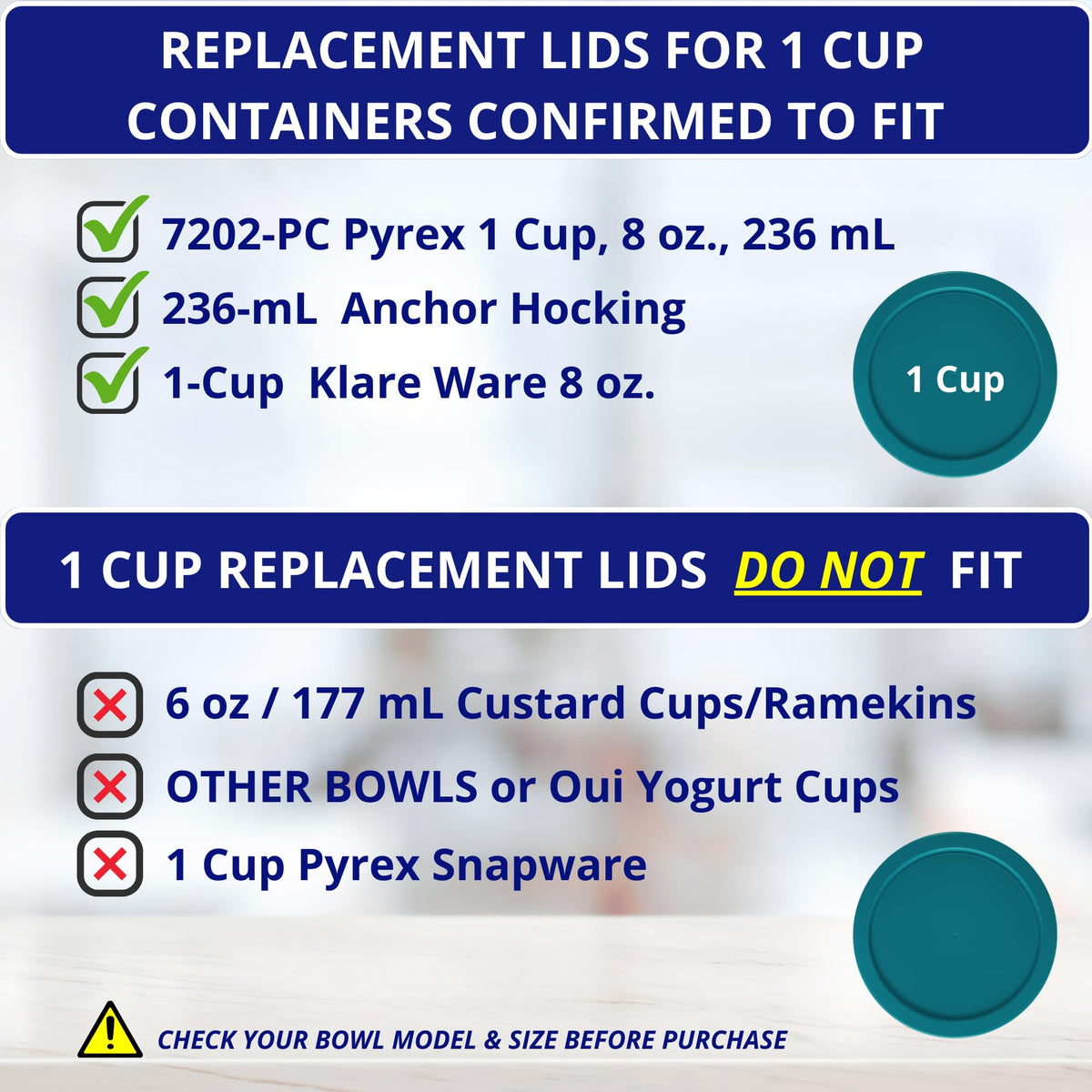 Klare Ware lid is microwave-safe for quick reheats.