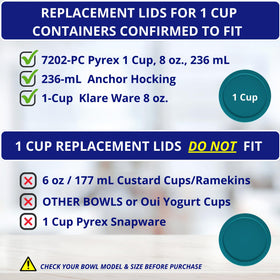 Klare Ware lid is microwave-safe for quick reheats.