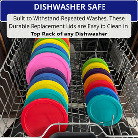 Non-stick, odor-resistant Klare Ware lid prevents flavor transfer between stored foods.