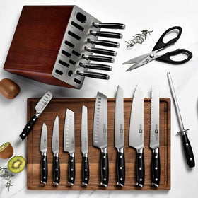 Klaus Meyer 7in santoku knife for versatile chopping