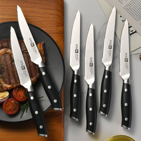 Klaus Meyer 8pc steak knives ideal for elegant dining