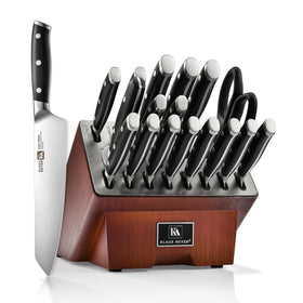 Klaus Meyer knife block set with organized storage for safe access