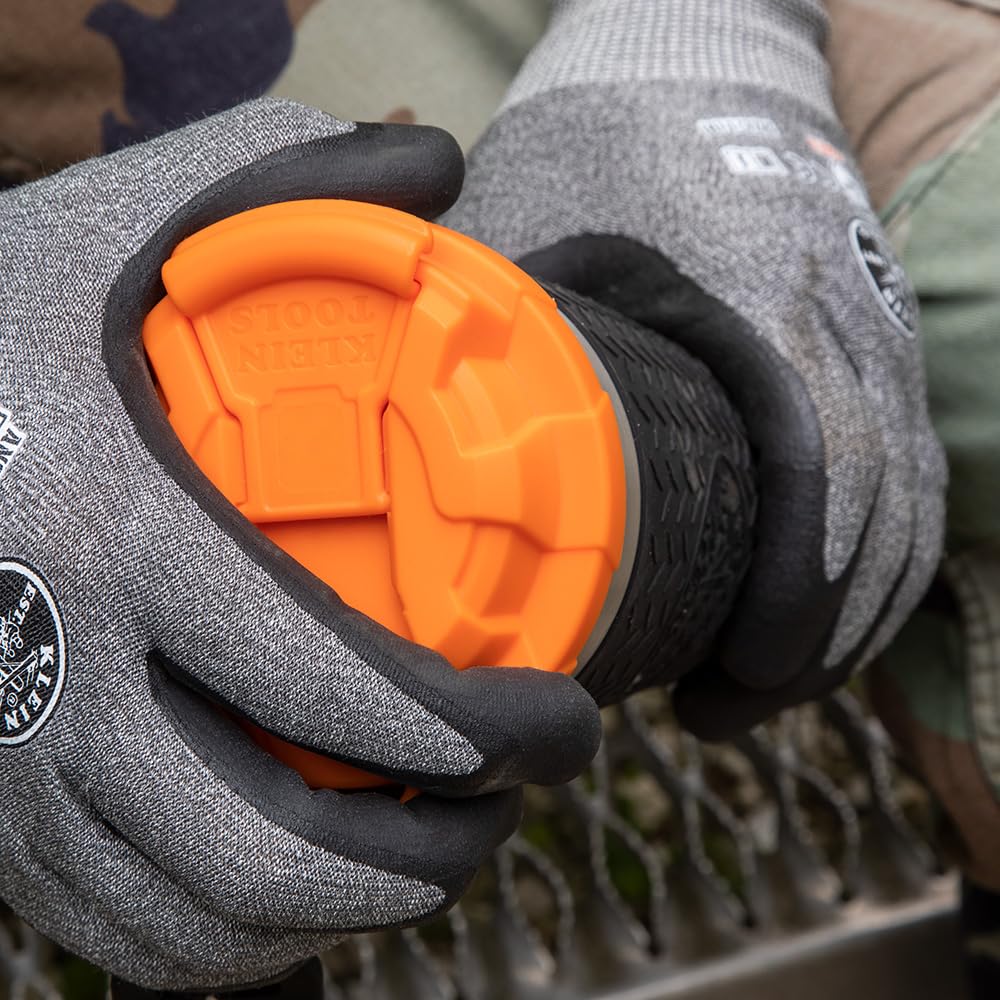 Klein Tools removable magnetic lanyard attaches to metal surfaces