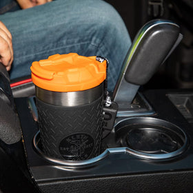 Klein Tools spill-resistant flip-top seal for safe transport