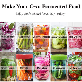 Klemon fermentation setup ready for sauerkraut or kimchi.
