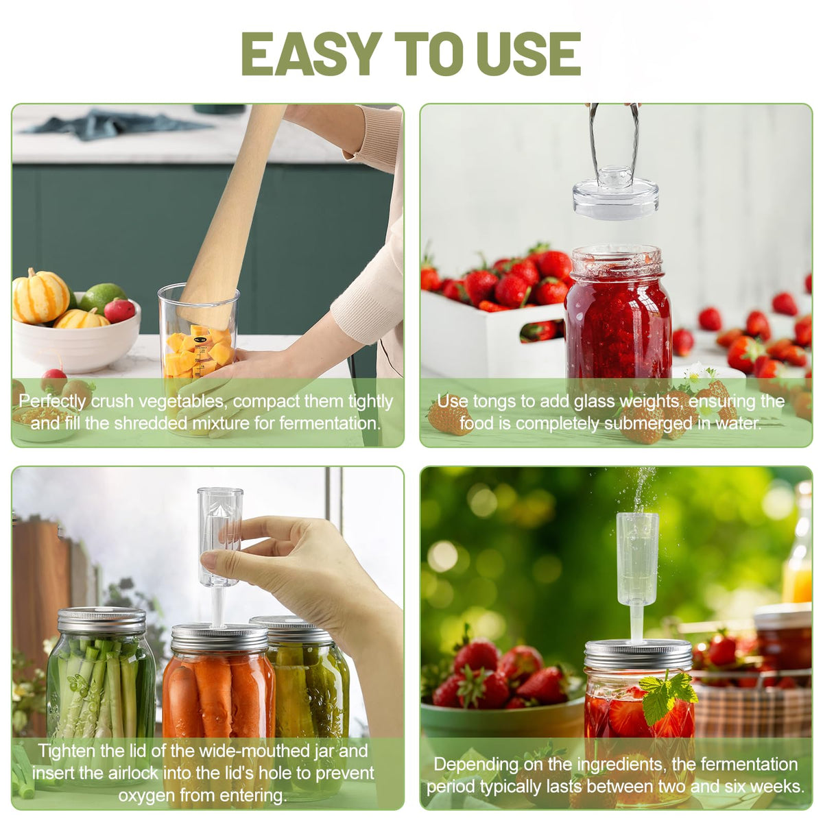 Klemon sauerkraut press streamlines prep for jar fermentation.