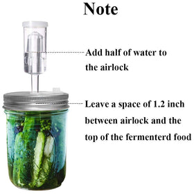 Klemon wide-mouth jar compatibility from 4oz to 64oz