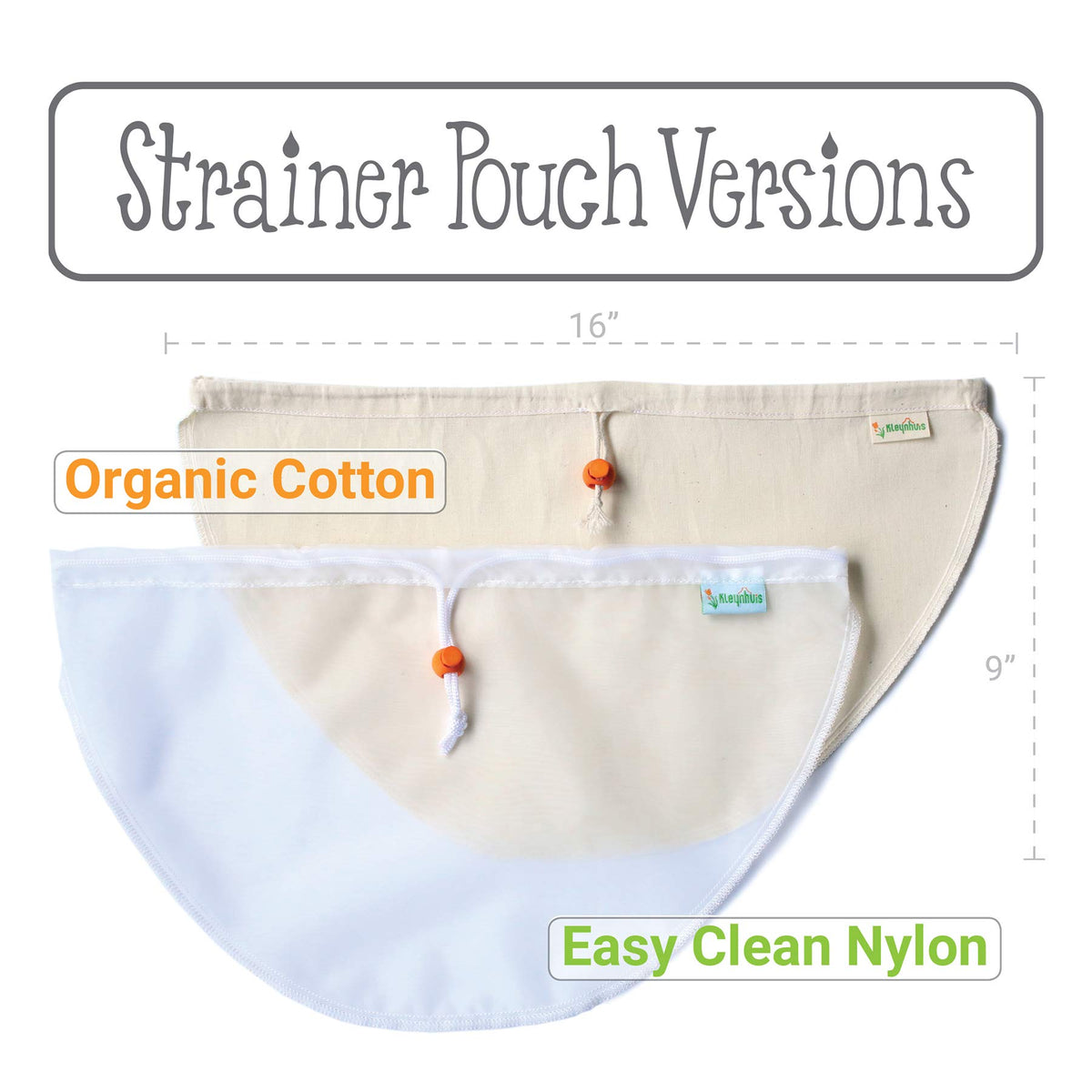 Kleynhuis Cord Lock keeps the pouch closed or adjusted on the rim