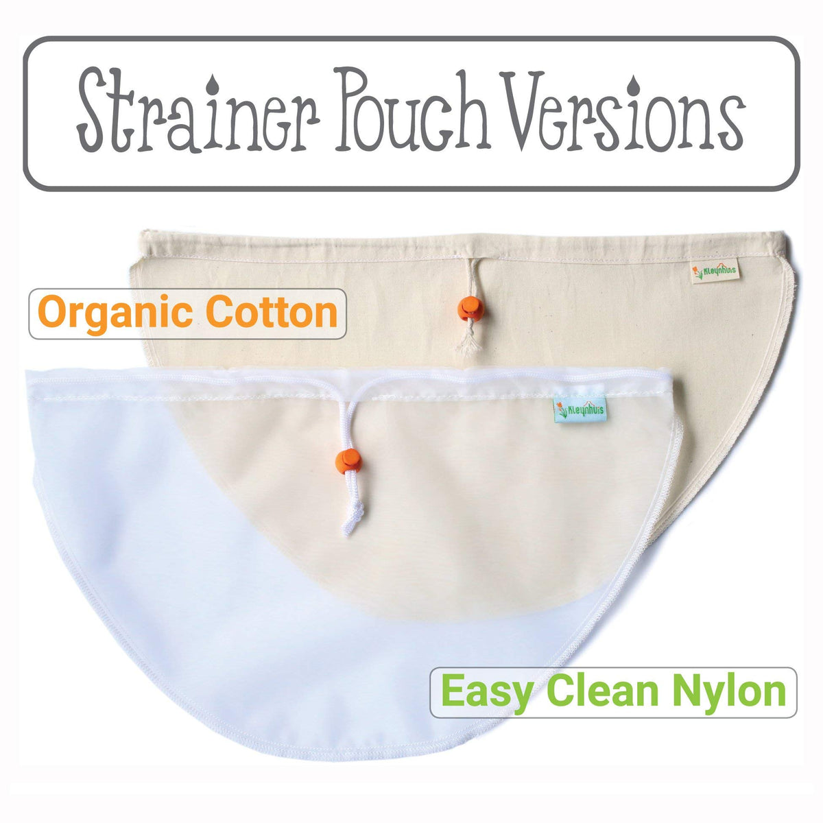Kleynhuis yogurt strainer pouch demonstrates large capacity for yogurt
