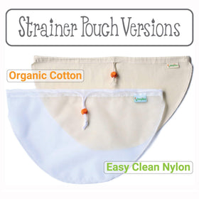 Kleynhuis yogurt strainer pouch demonstrates large capacity for yogurt