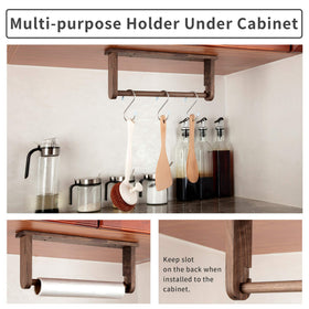 klleyna kitchen setup with towel holder in use on a cabinet