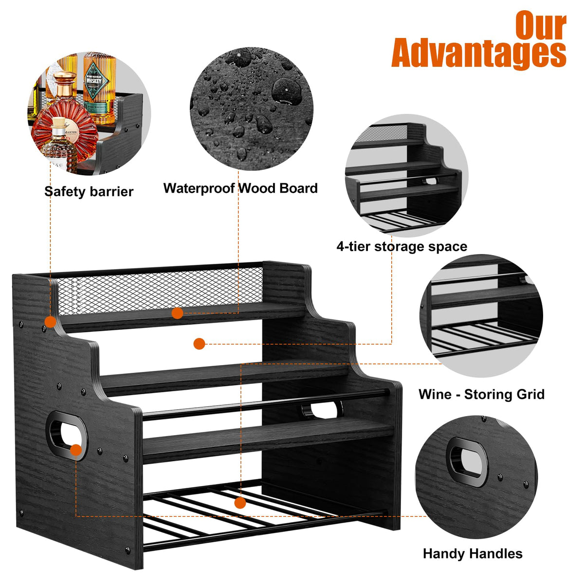 KLM assembly hardware included for easy, stable setup
