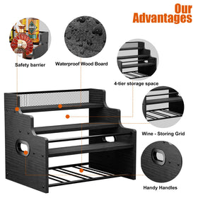 KLM assembly hardware included for easy, stable setup