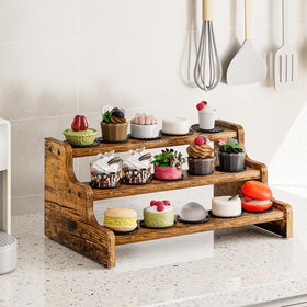 KLM durable wood construction provides long-lasting kitchen storage.