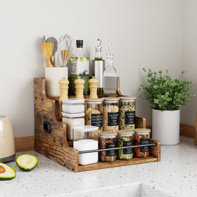 KLM solid wood construction plus metal support for durability.