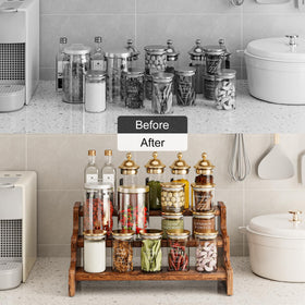 KLM tilted shelves offer quick bottle visibility and access.