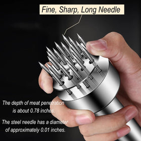 Kloahmo tenderizer demonstrates faster marinade absorption on meat.