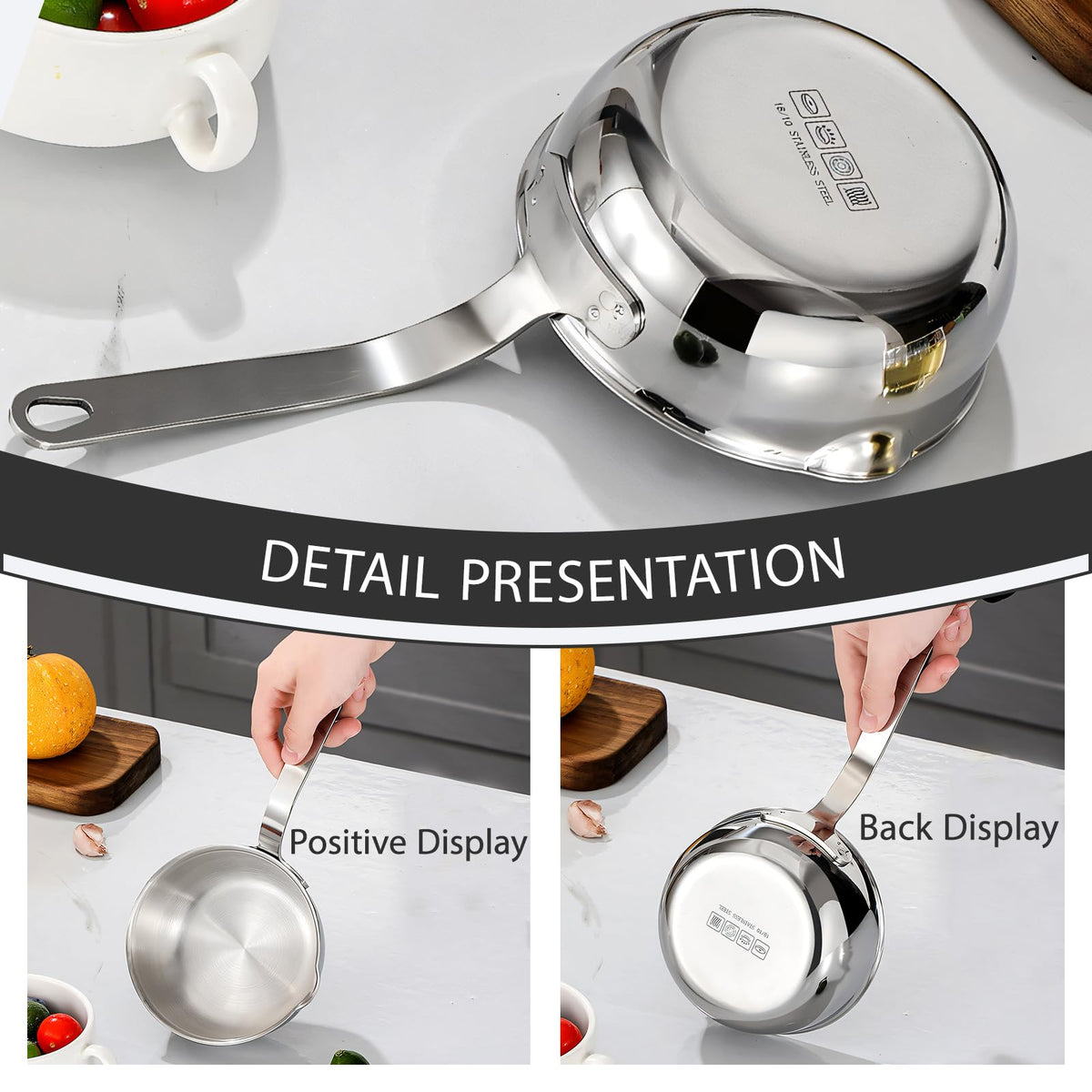 Kloahmo stovetop compatibility works on induction and gas stoves.