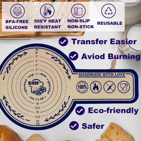 KLOSN bread sling heat resistance up to 500°F for safe baking